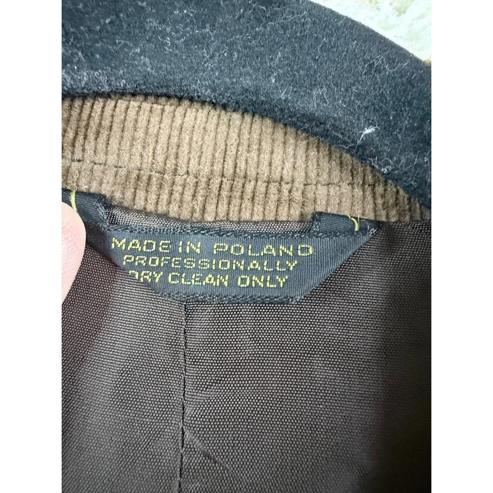 Garrison Park Corduroy Blazer Mens 40R Brown Good Vintage Western Sport Coat